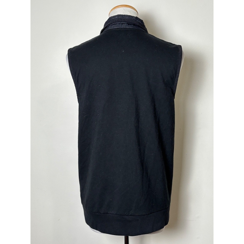Lauren Ralph Lauren Womens Quilted Puffer Vest M Preppy Logo Full Zip Black - Picture 3 of 8